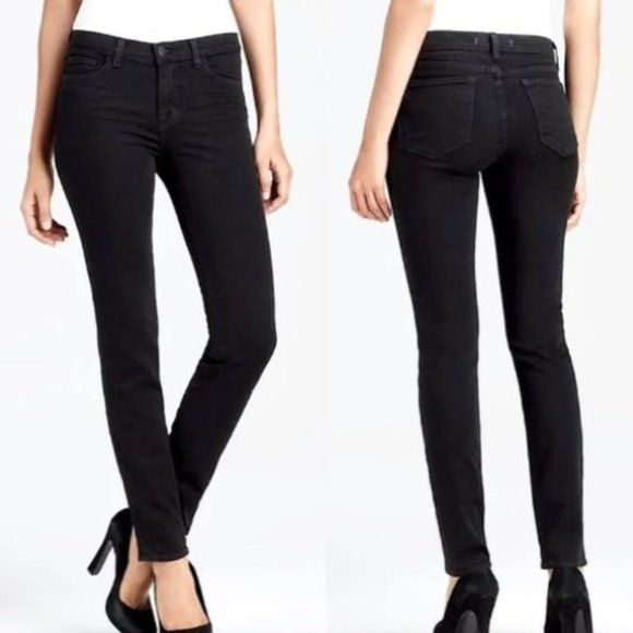 J Brand The Skinny Black Jeans - Picture 2 of 4